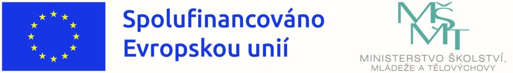 Na obrázku je zobrazena vlajka Evropské unie, český text Spolufinancováno Evropskou unií a logo Ministerstva školství, mládeže a tělovýchovy ČR s celým názvem v češtině, které se vztahuje k Základní škole Hradec Králové.