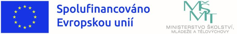 Na obrázku je zobrazena vlajka Evropské unie, český text Spolufinancováno Evropskou unií a logo Ministerstva školství, mládeže a tělovýchovy ČR s celým názvem v češtině, které se vztahuje k Základní škole Hradec Králové.